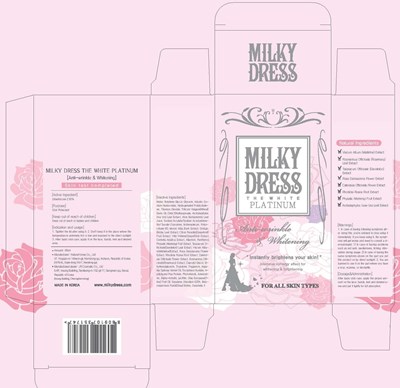 milky dress the white platinum carton.jpg Image of carton - milky dress the white platinum carton